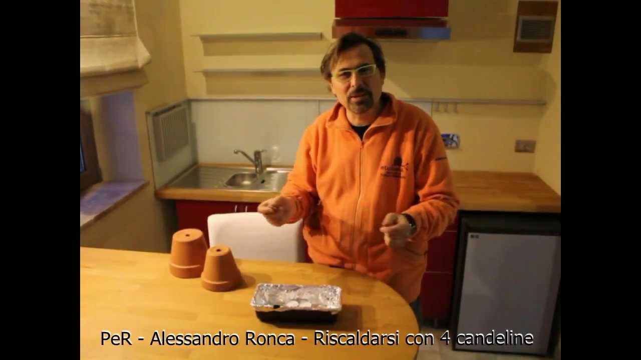 4 candeline per riscaldare una stanza