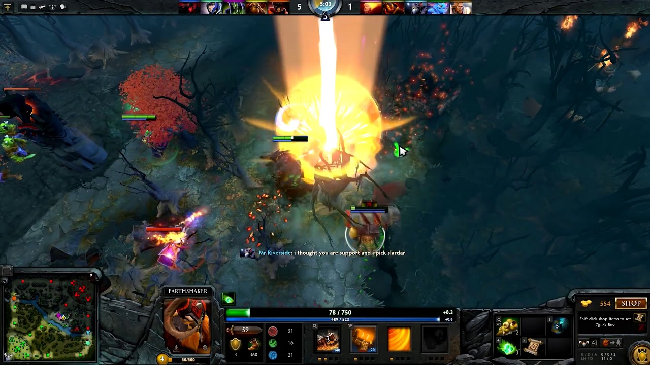 Dota 2 CHI LONG QUA Plays Earthshaker + Ancient Gameplay Boosting Techniques