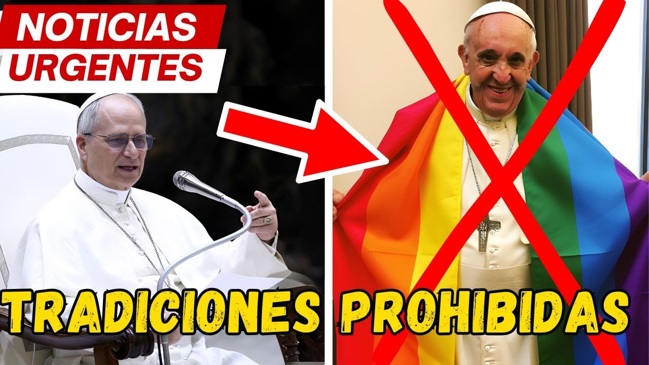 15 tradiciones cat&oacute;licas que el Papa Le&oacute;n XIV acaba de abolir, los sacerdotes est&aacute;n conmocionados.