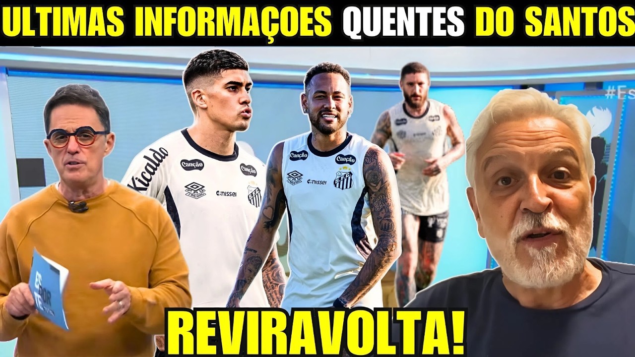 ATENÇÃO SEXTA MOVIMENTADA NO SANTOS ZÉ RAFAEL DE VOLTA E NEYMAR CONFIRMADO CONTRA O NOVO HORIZONTINO