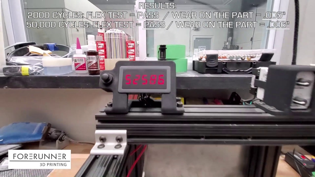 HP MJF TPU RUBBER - FLEX + WEAR TEST