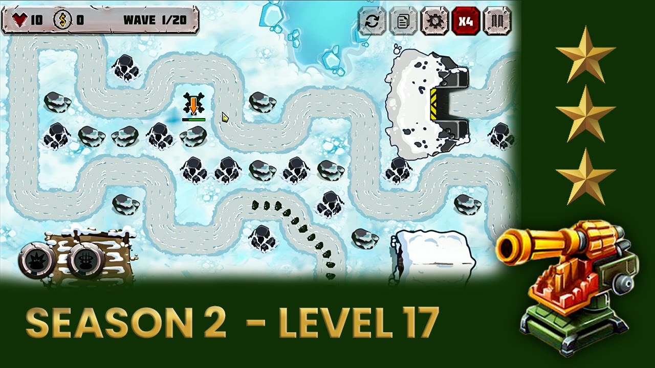 Battle Strategy: Tower Defense - Season 2 Level 17 Walkthrough