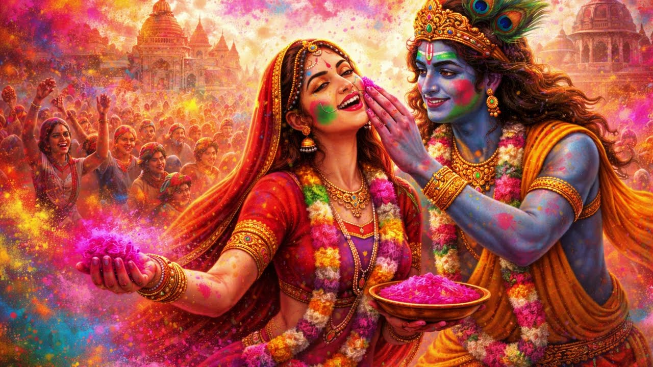 Braj Holi Utsav | रंग बरसे ब्रज में आज | Krishna Bhakti Song | MannSumiran