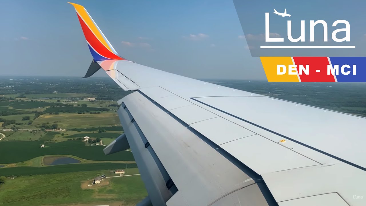 Southwest Airlines Boeing 737-700 Flight From Denver to Kansas City
