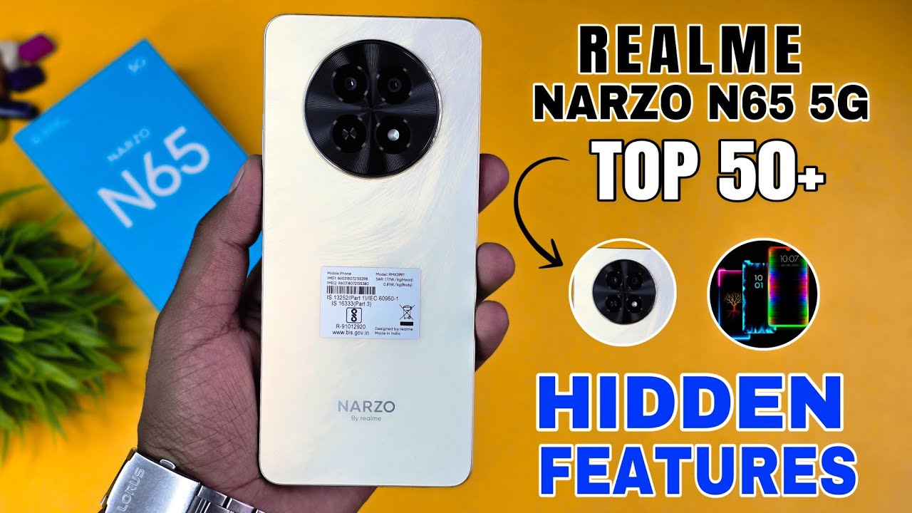 Realme Narzo N65 5G Top 50++ Hidden Features | Narzo N65 Tips & Tricks | Realme Narzo N65 5G
