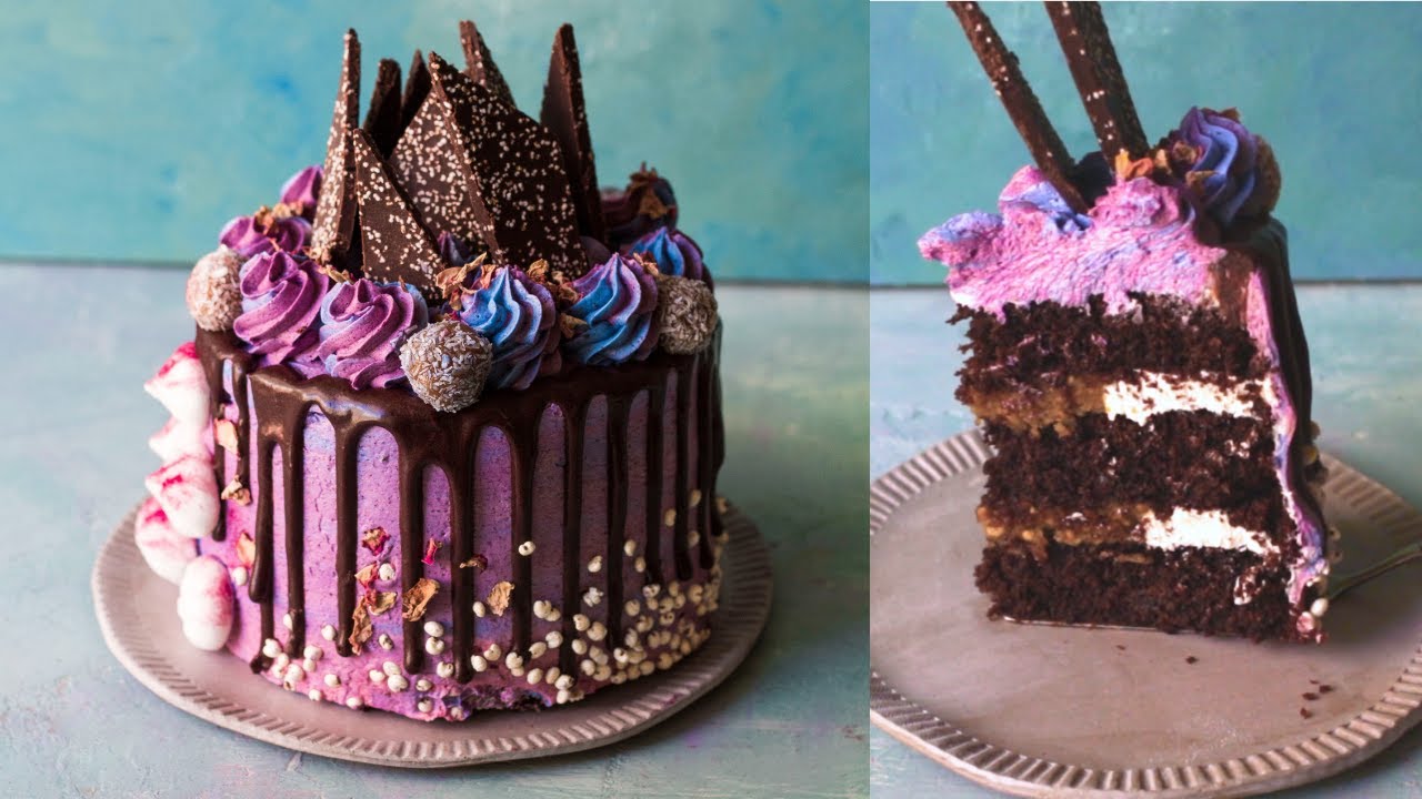 CHOCOLATE & PEANUT BUTTER LAYER CAKE | VEGAN