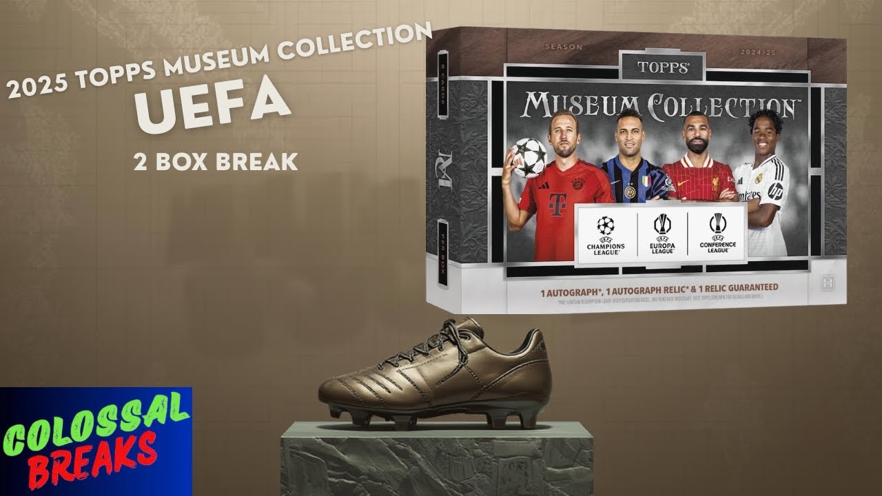 Коллекция Topps Museum Collection UEFA 2025 (распаковка 2 коробок) #topps #футбол