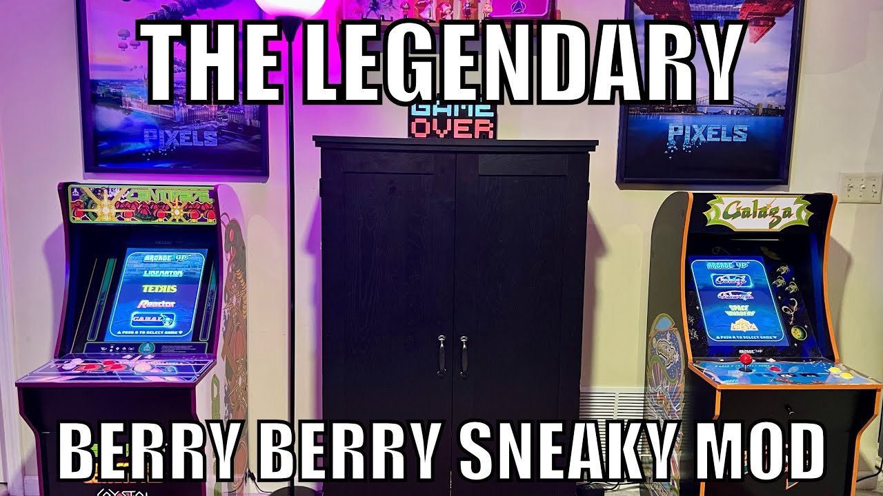 A Detailed Look at the Notorious Berry Barry Sneaky Arcade1Up Mod!