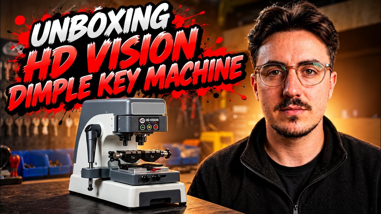 Unboxing HD Vision Dimple Key Machine - Locksmith Services