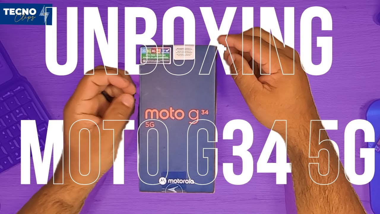 MOTO G34 5G Unboxing y primera impresion