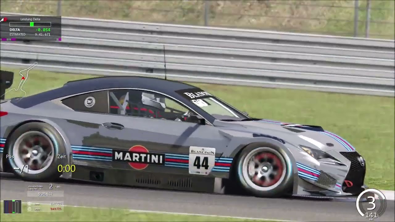 Hotlap Nürburgring-Nordschleife (24h Version) - Lexus RC-F GT3 (8:29.118) - Assetto Corsa