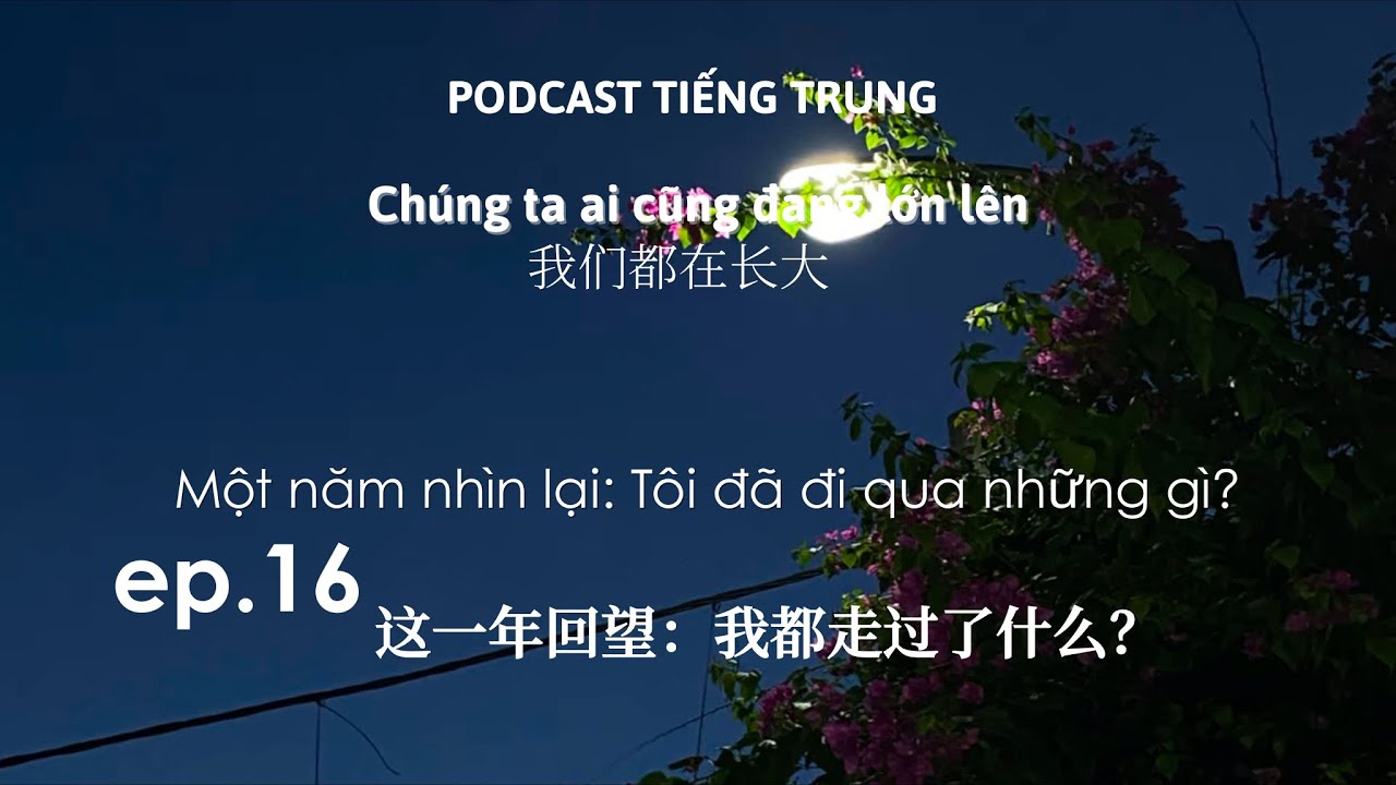 #016 Podcast radio tiếng Trung | Gửi bản thân của một năm vừa qua #nghetiengtrung 