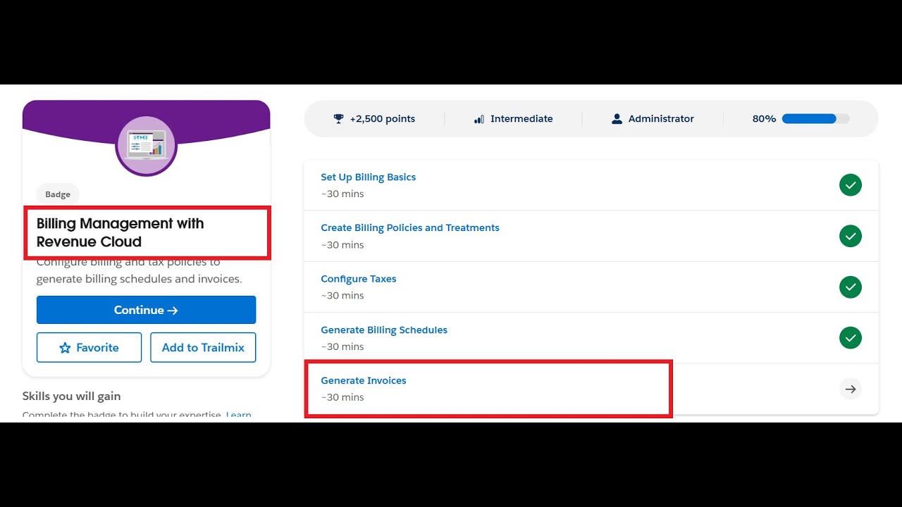 Generate Invoices | Billing Management with Revenue Cloud | Salesforce