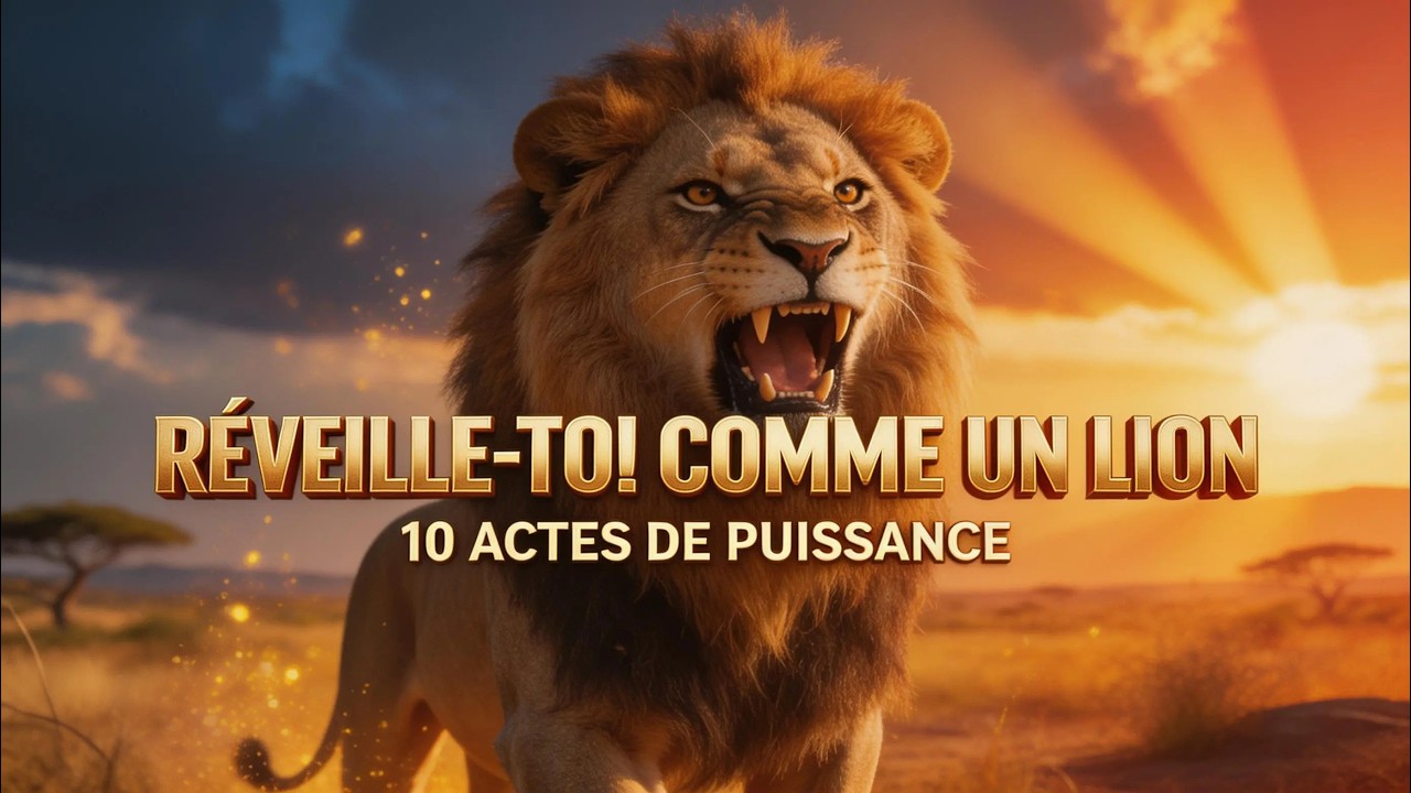 RÉVEILLE-TOI COMME UN LION :10 ACTES DE PUISSANCE