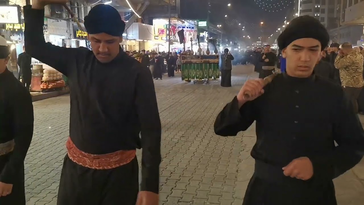 موكب عزاء اهل البيت الكاظمية  المقدسة يوم استشهاد سيدة نساء العالمين فاطمة الزهراء عليها السلام