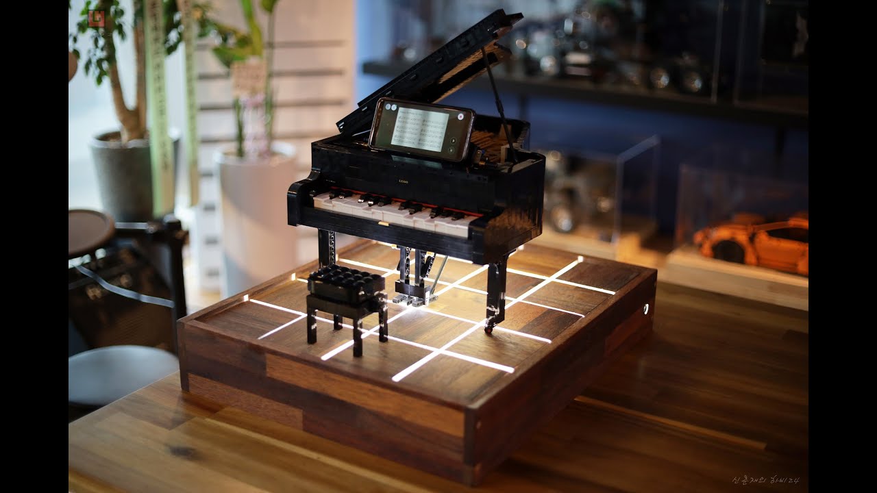 lego 21323 grand piano - DIY Wood - Acrylic Case - hobby24