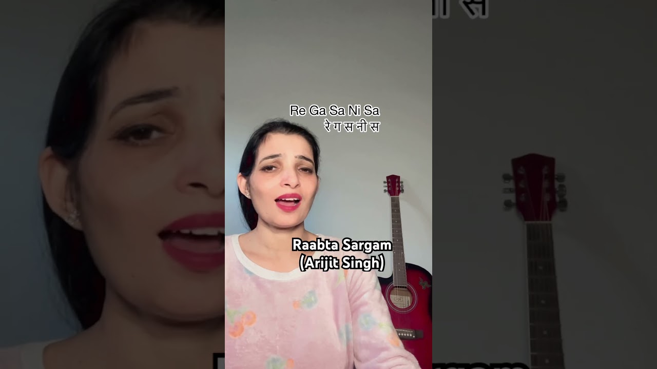 Raabta Sargam | Arijit Singh | #tutorial #classicalmusic #easylearning #vocalcoach  #sargam #shorts