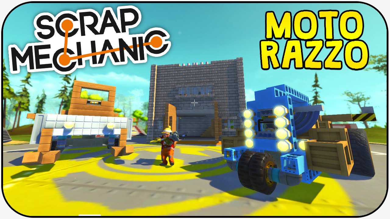 MOTOCICLETTA A RAZZO - Scrap Mechanic ITA