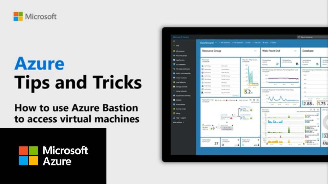 How to use Azure Bastion to access virtual machines | Azure Tips and Tricks