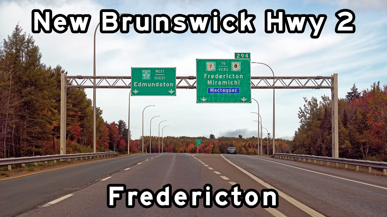 New Brunswick Highway 2 - Trans Canada Highway - Hwy 10 to Fredericton