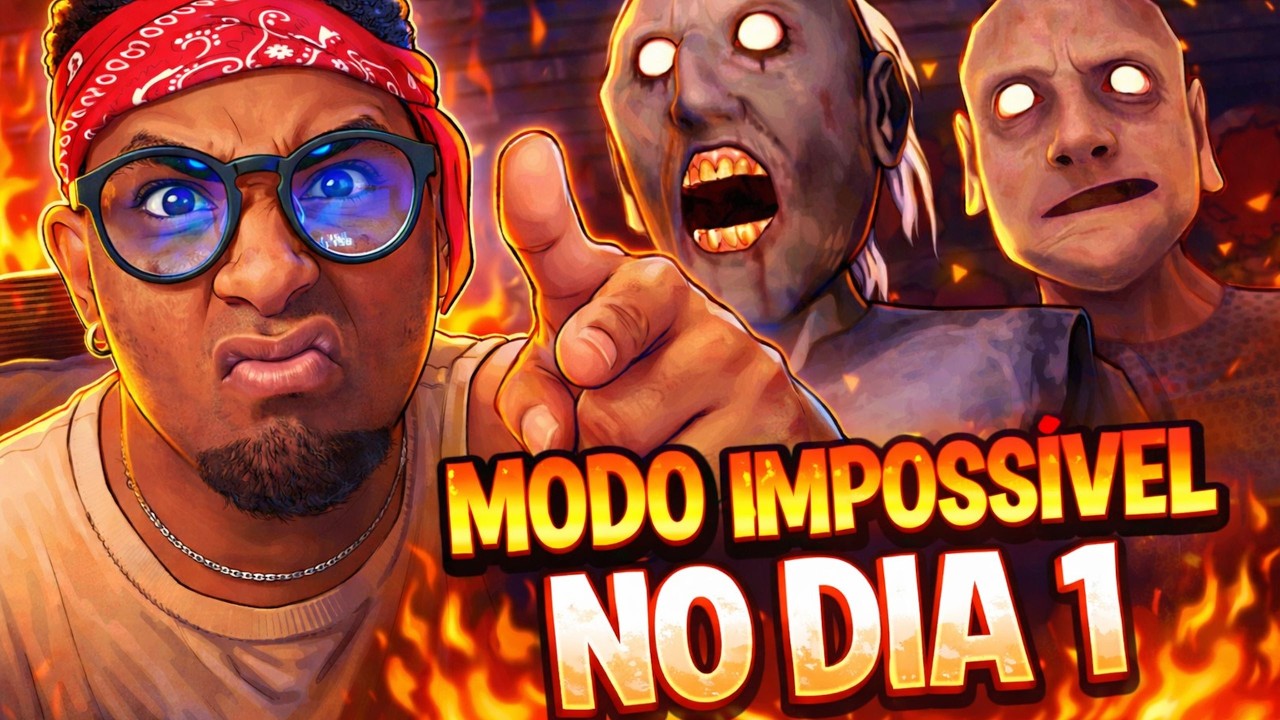 DESAFIO : MODO IMPOSSIVEL NO DIA 1 COM TODOS + SLENDRINA