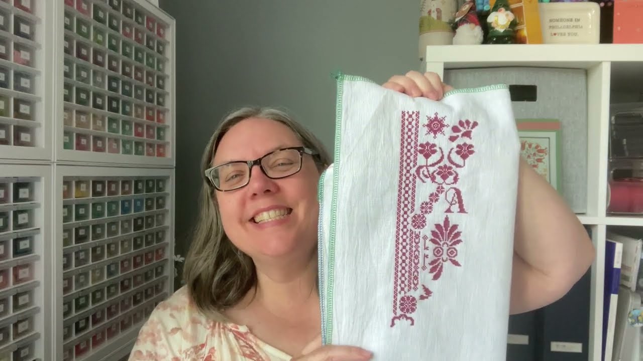 Flosstube #234 ABCingo and I Spy Cross Stitch Games Aplenty