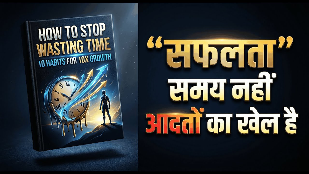सफलता समय की नहीं, आपकी आदतों की देन है! STOP WASTING TIME