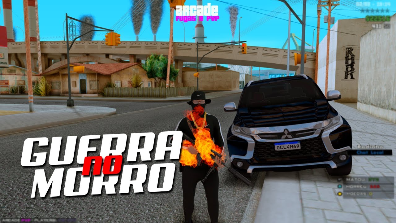 GUERRA NO MORRO | ARCADE PVP - GTA SAMP