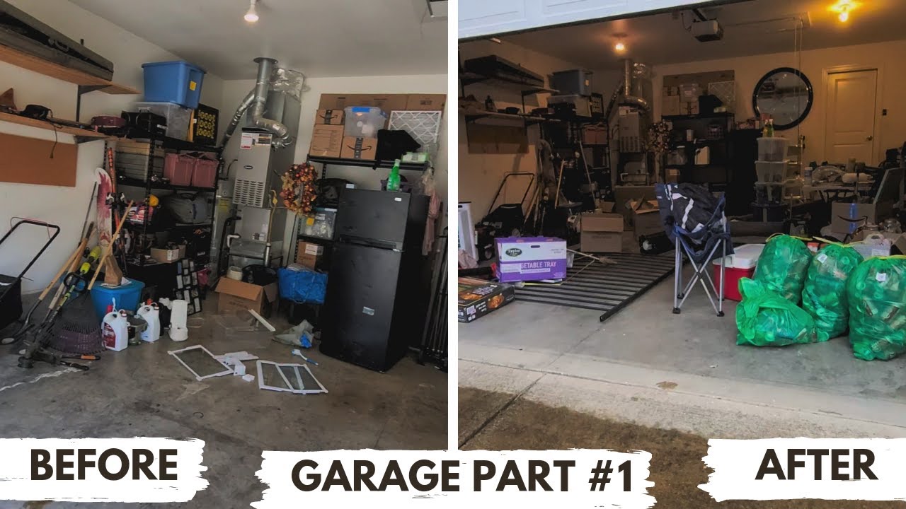 Leveling Up Garage declutter and organize clips from 2022 | Part 1 of 2