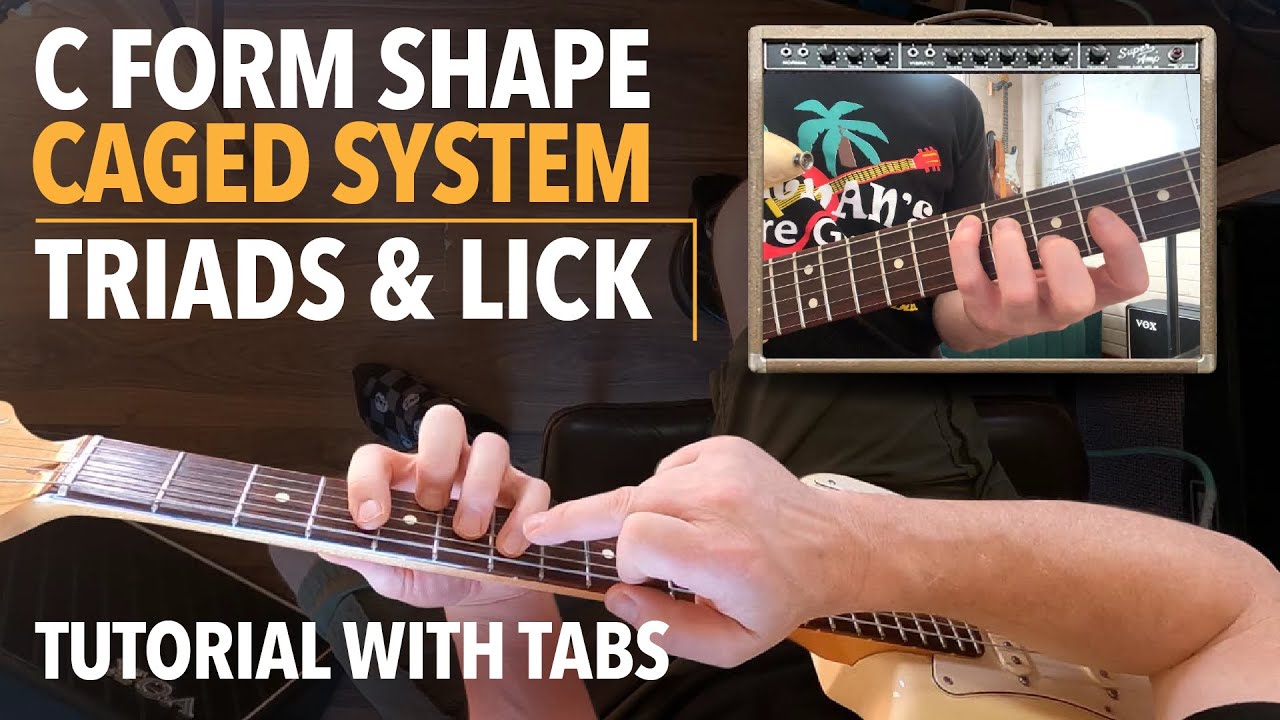 Guthrie Trapp Inspired Guitar Lesson CAGED System Triads & Licks