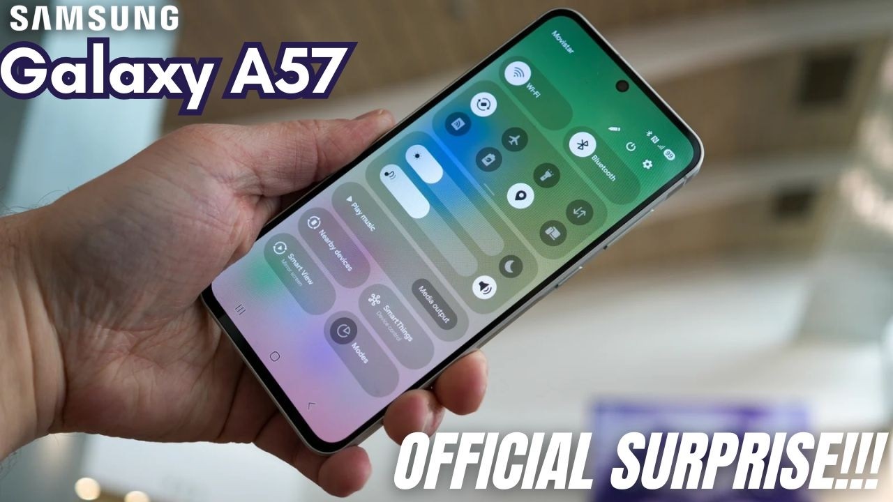 Samsung Galaxy A57 5G — первый официальный взгляд!