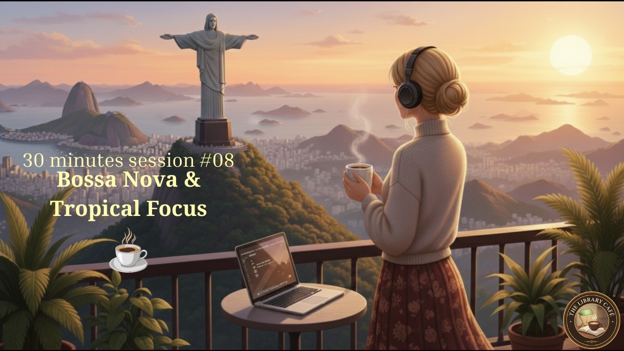 The Library Café Sessions #08 | Rio Sunset: Smooth Bossa Nova & Tropical Focus