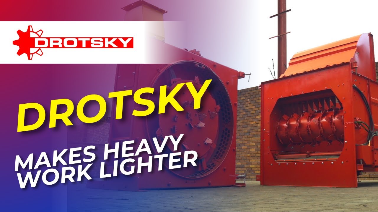 Drotsky makes heavy work lighter with the M100 hammer mill