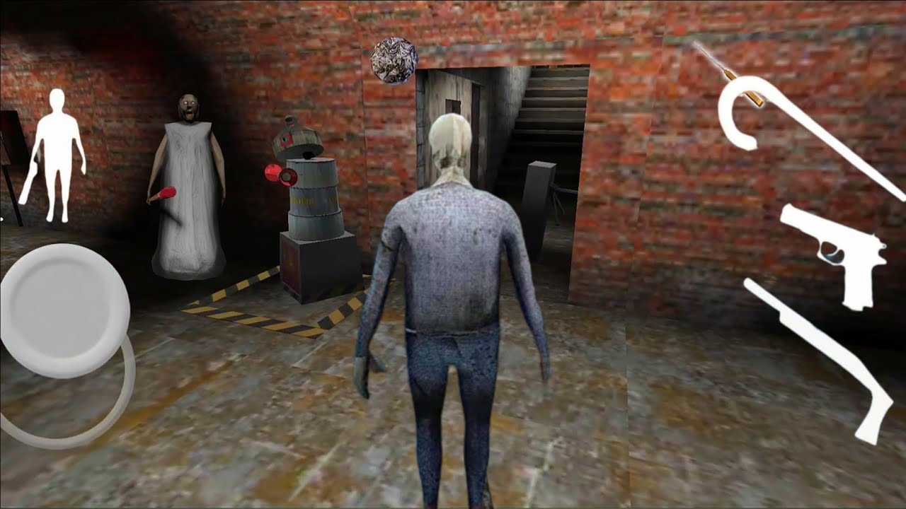 Playing as grandpa vs granny grandpa in granny 3 mod menu 