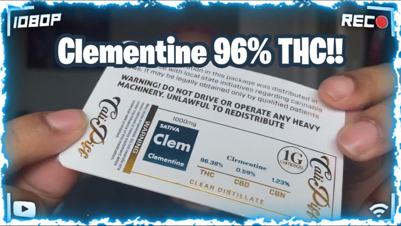 Cali Piff - Clementine 96% Cart Review!!
