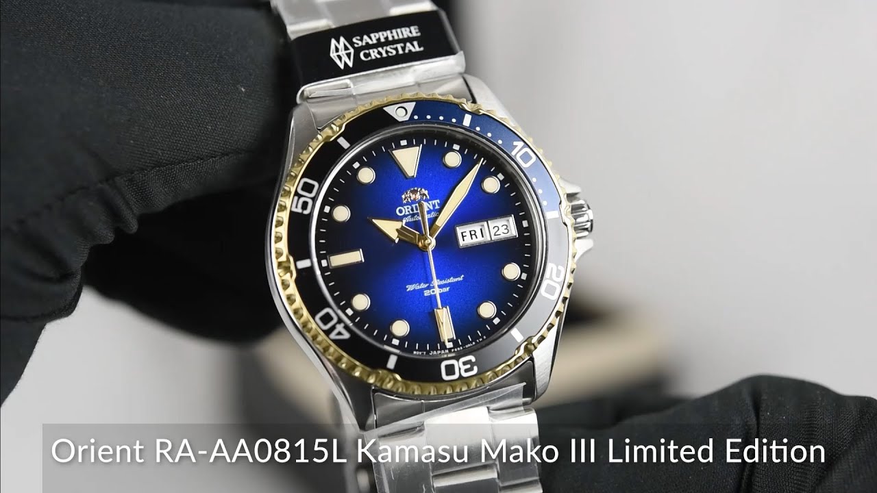 Orient RA-AA0815L Kamasu Mako III Limited Edition