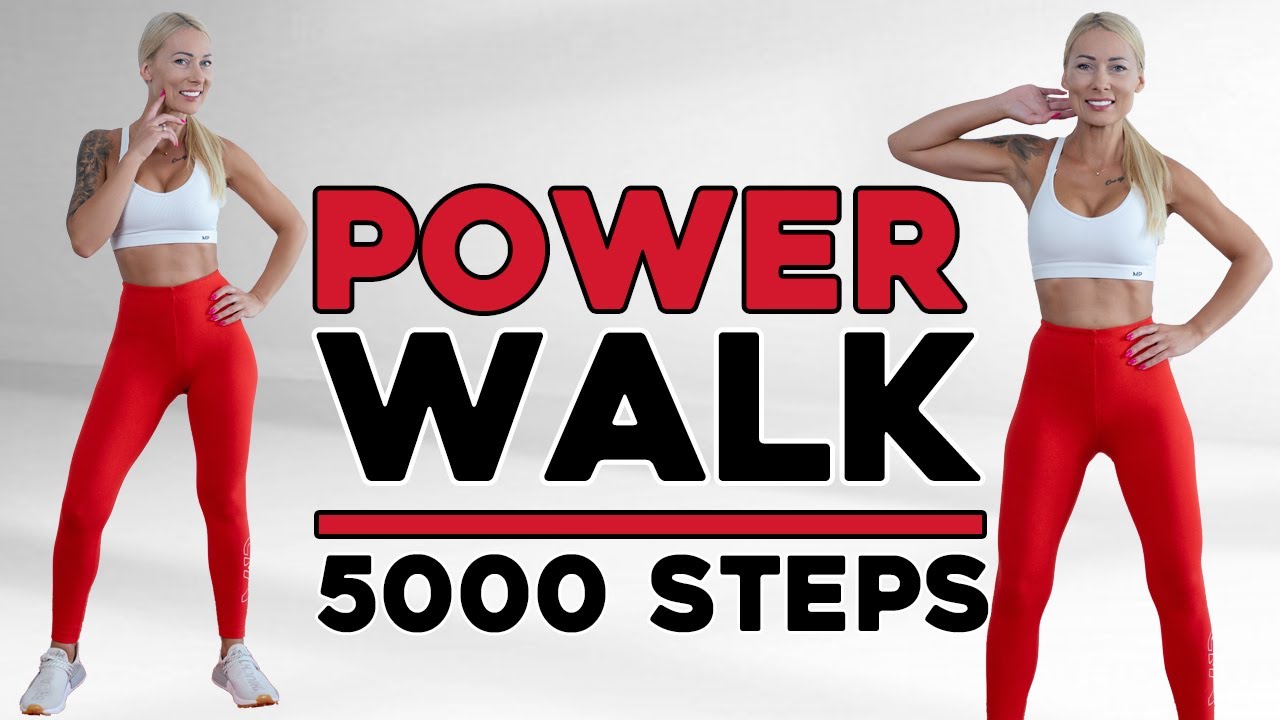 5000 Steps Walking At Home Workouts  | 2 Mile Power Walk  | Walk at Home