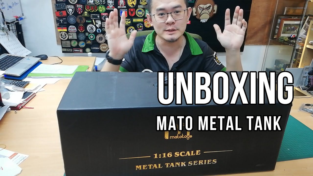 Распаковка радиоуправляемого танка MATO ALL METAL Tiger 1