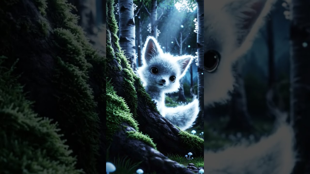 A forest spirit's first magic. 🍃✨ #shorts #spirit #cute #ytshorts #shortsfeed