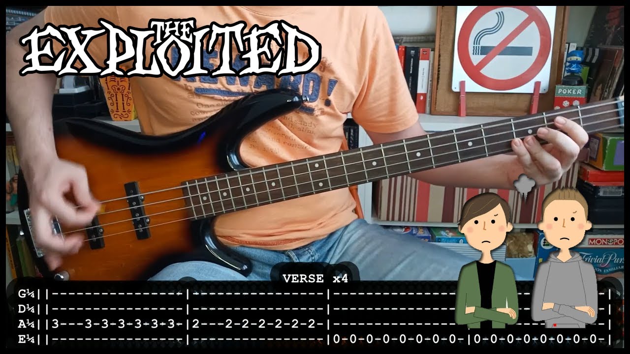 THE EXPLOITED - Was it me (BASS TABS) [lyrics + PDF]