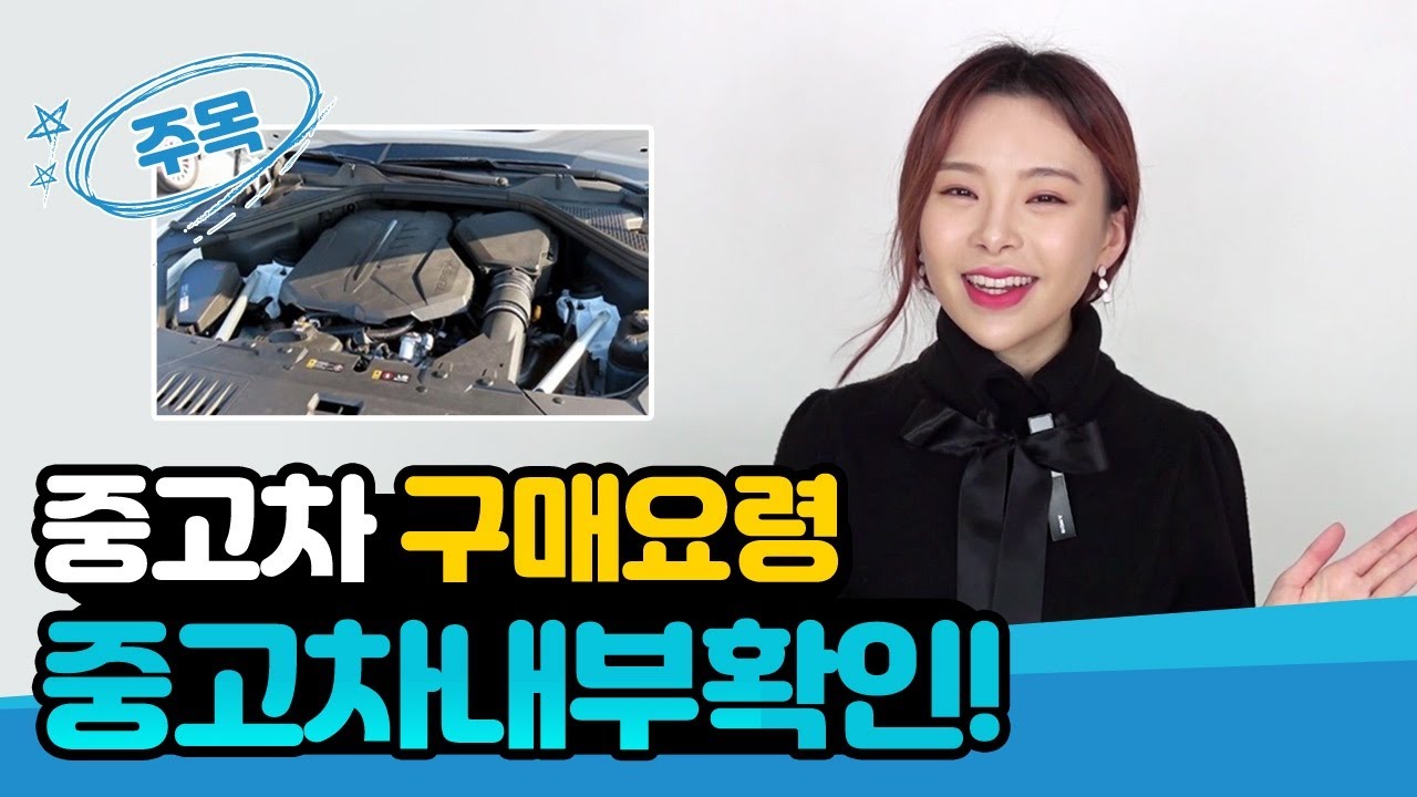 중고차 내부는 어떻게 체크해? 좋은 중고차 고르는 구매요령!(속성으로 알려드림)