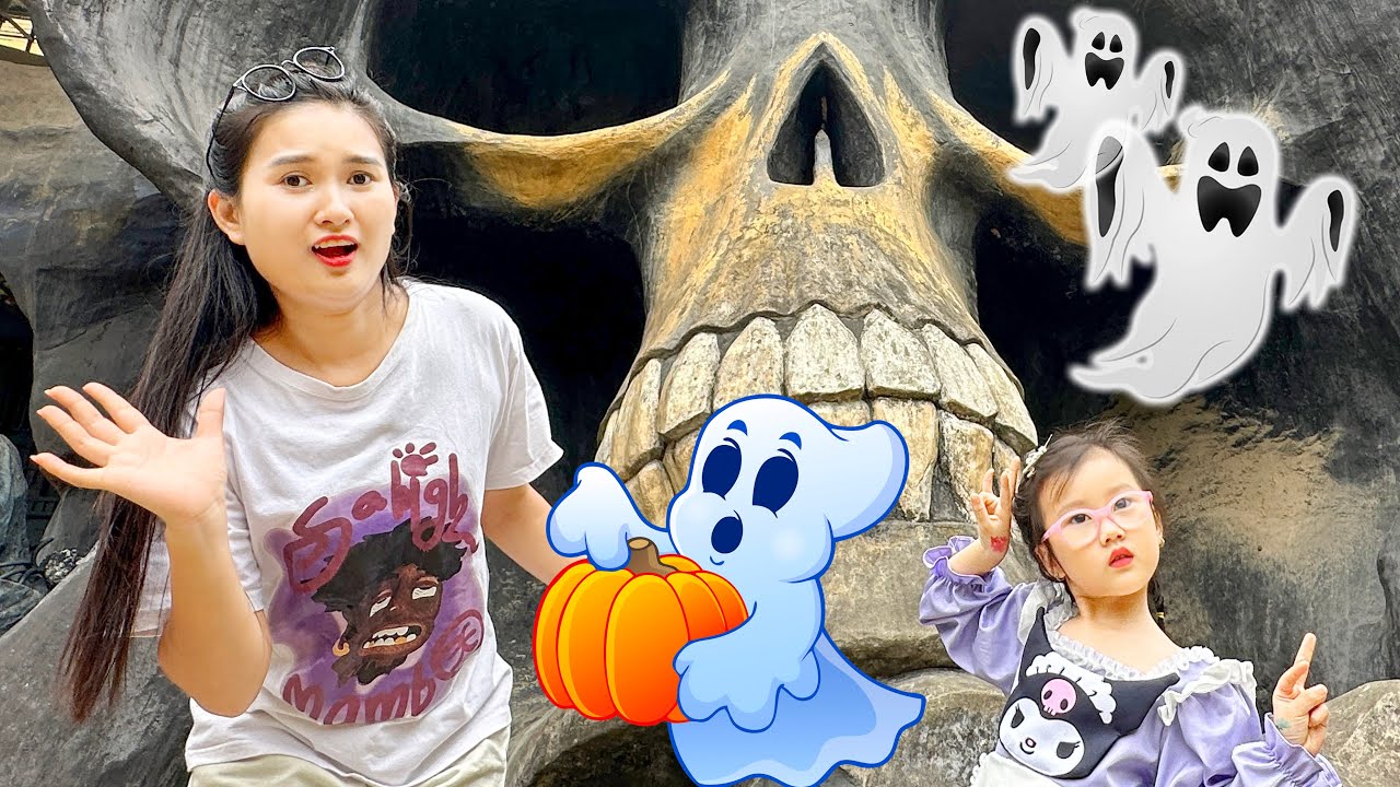 Changcady cùng Cam Cam chơi các trò chơi cảm giác mạnh, trải nghiệm lần đầu đi nhà ma