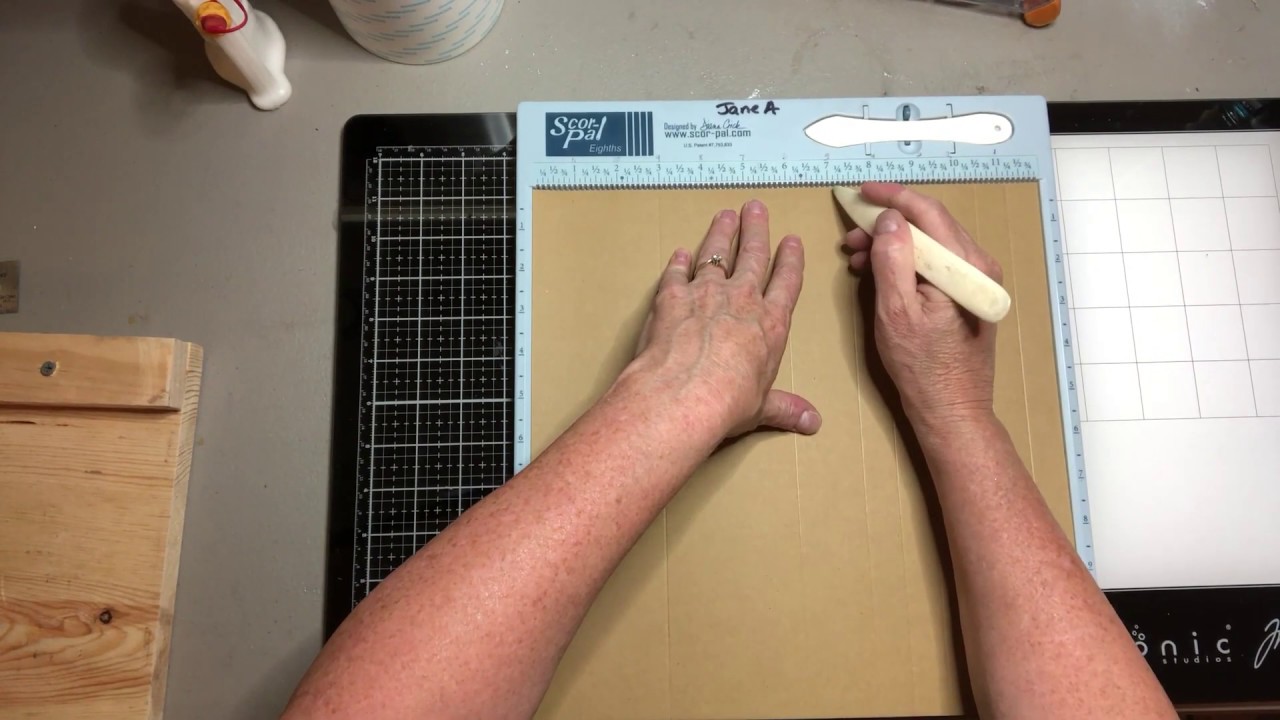 How to make Paper Hinges for 3D Chipboard Projects