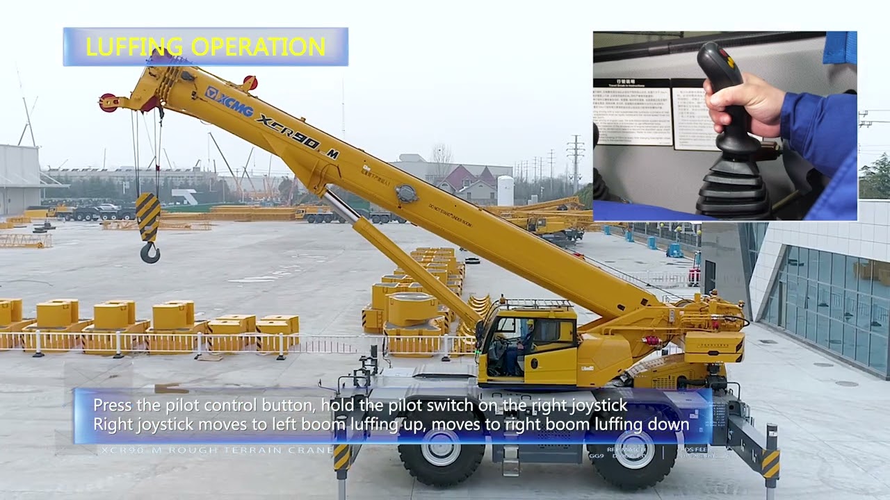 XCMG XCR90 OPERATION SYSTEM.
