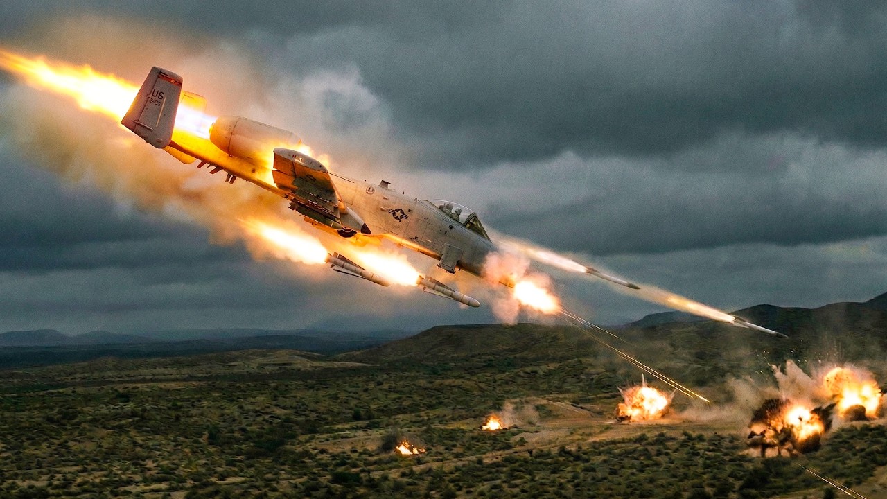 Посмотрите, как эта американская женщина-пилот штурмовика A-10 Warthog демонстрирует свою невероятну
