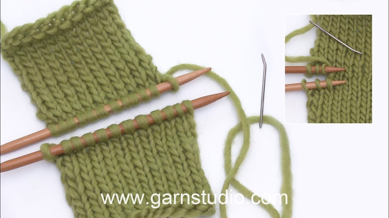 How to do Kitchener stitches / grafting / weaving