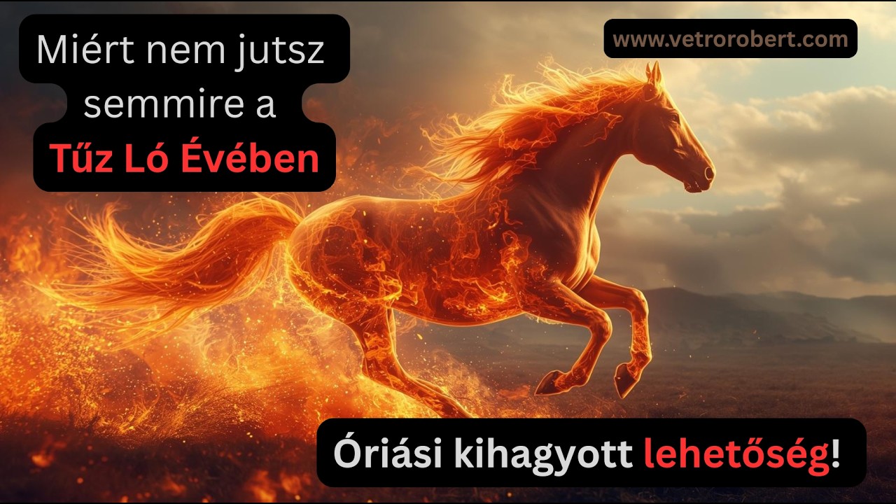 A Tűz Ló éve: Miért nem jutsz vele semmire, önismeret nélkül.| 2026-os Energetikai Stratégia