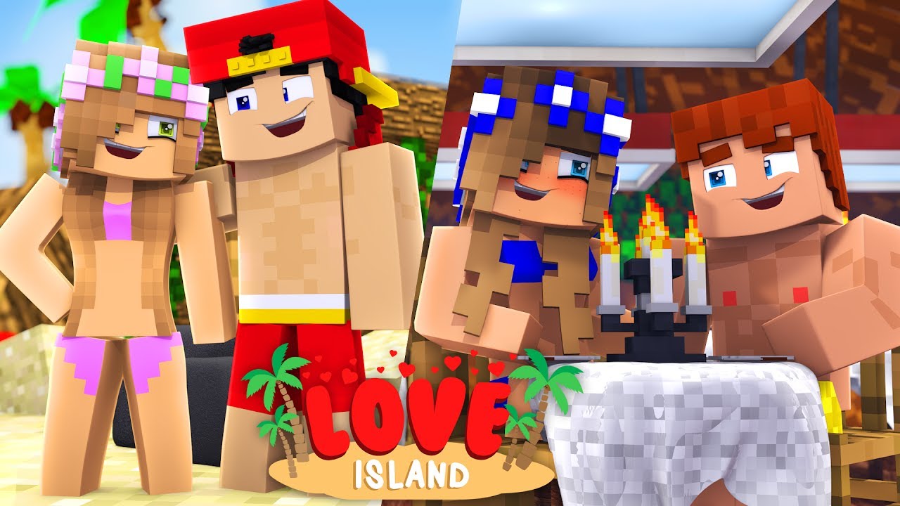 Minecraft Adventure - LOVE ISLAND - ROPO GETS A KISS FROM LITTLE KELLY!!