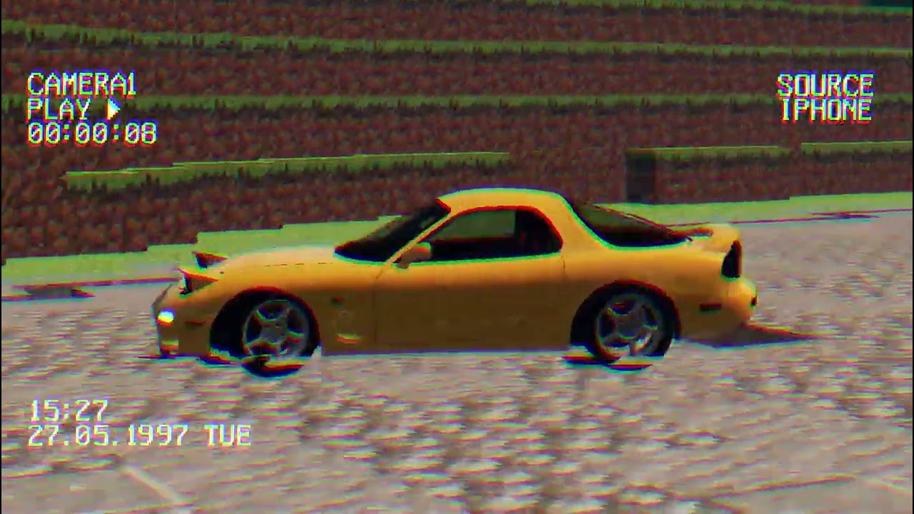 Minecraft Mazda RX-7 Drift Phonk Video (Beat Made by 