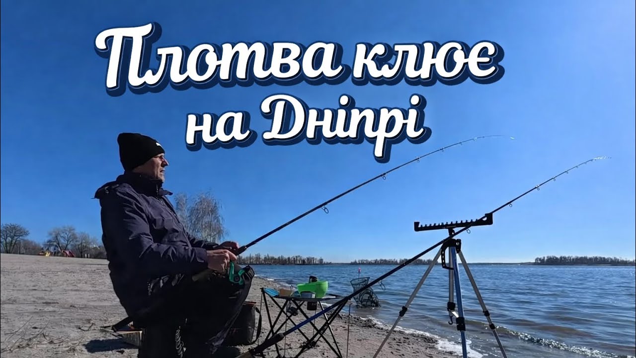 Плотва почала клювати на Дніпрі. Відкриття фідерного сезону 2026 року#дозариболовлі #fishing #фідер